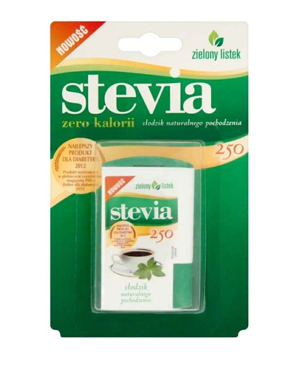 Naturalny słodzik STEVIA ( zielony listek ) @Biedronka