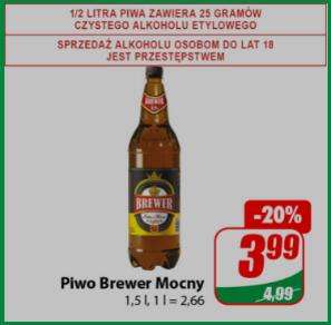 Piwo Brewer mocny 1,5l