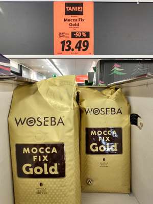 Kawa Woseba Mocca fix Gold 1kg - Lidl Ostrołęka