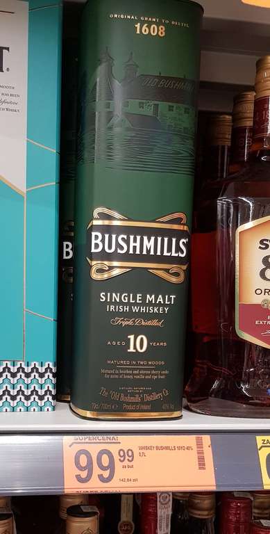 Bushmills 10YO Whisky BIEDRONKA Łomianki