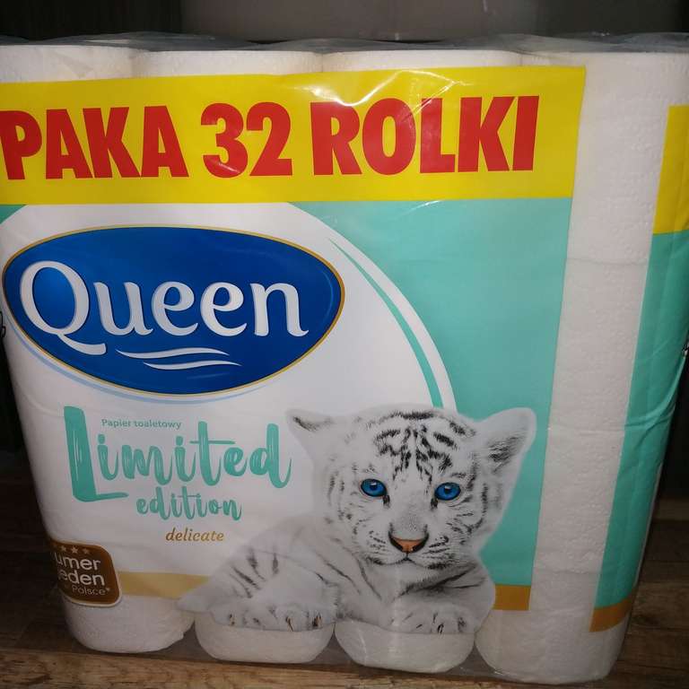 Papier toaletowy Queen limited edition 32 rolki 0,56zl/szt