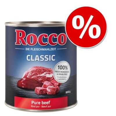Mokra karma dla psa Rocco Classic 24x800g (19kg!) z darmową dostawą @ Zooplus