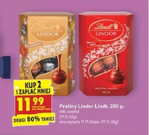 Czekoladki Lindt Lindor 200g Biedronka Pepperpl 4247