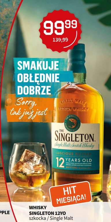 Whisky Singleton 12 Luscious Nectar 0,7L/40% Duży Ben