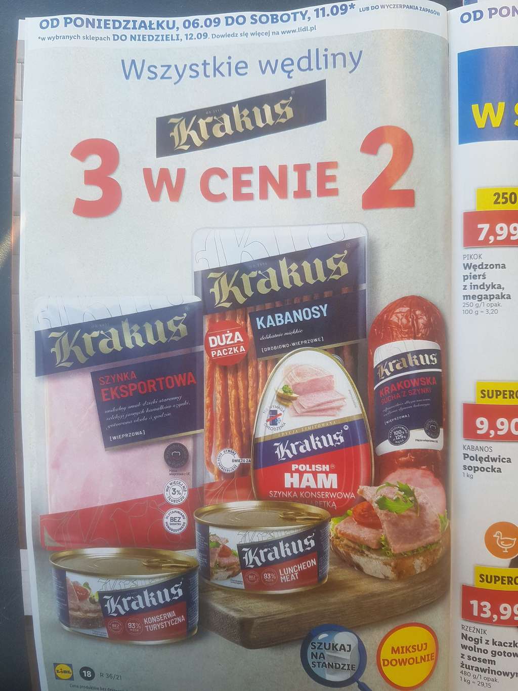 wędliny Krakus 2 + 1 Lidl Pepper.pl