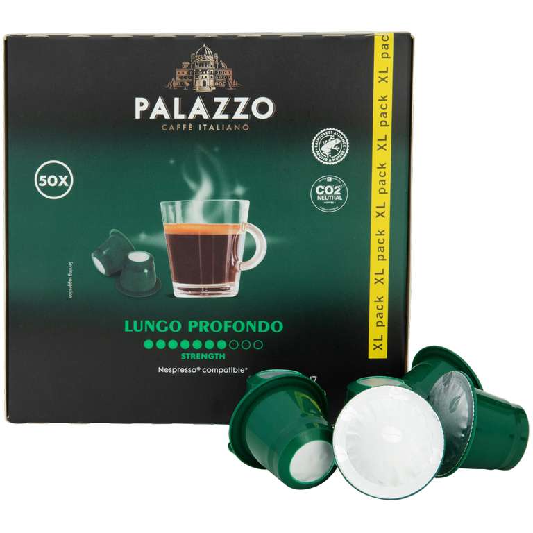 Kapsułki do kawy Palazzo Lungo Profondo Nespresso 50 szt.