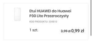 Etui Huawei P30 lite przezroczysty
