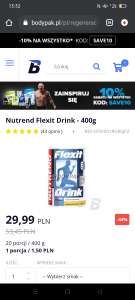 Nutrend Flexit Drink - 400g smak grejpfrutowy