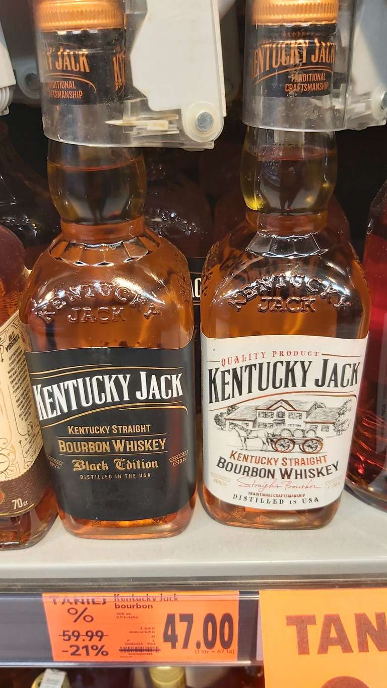 Kentucky Jack Straight Bourbon Whiskey 0,7 l - Kaufland