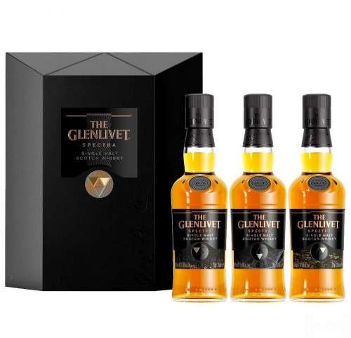 Whisky Glenlivet Spectra...Degustacja Glenlivet Spectra 3 x 200 ml Aleeks Alkohole