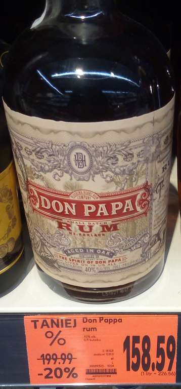 Rum Don Papa 0.7 L Kaufland