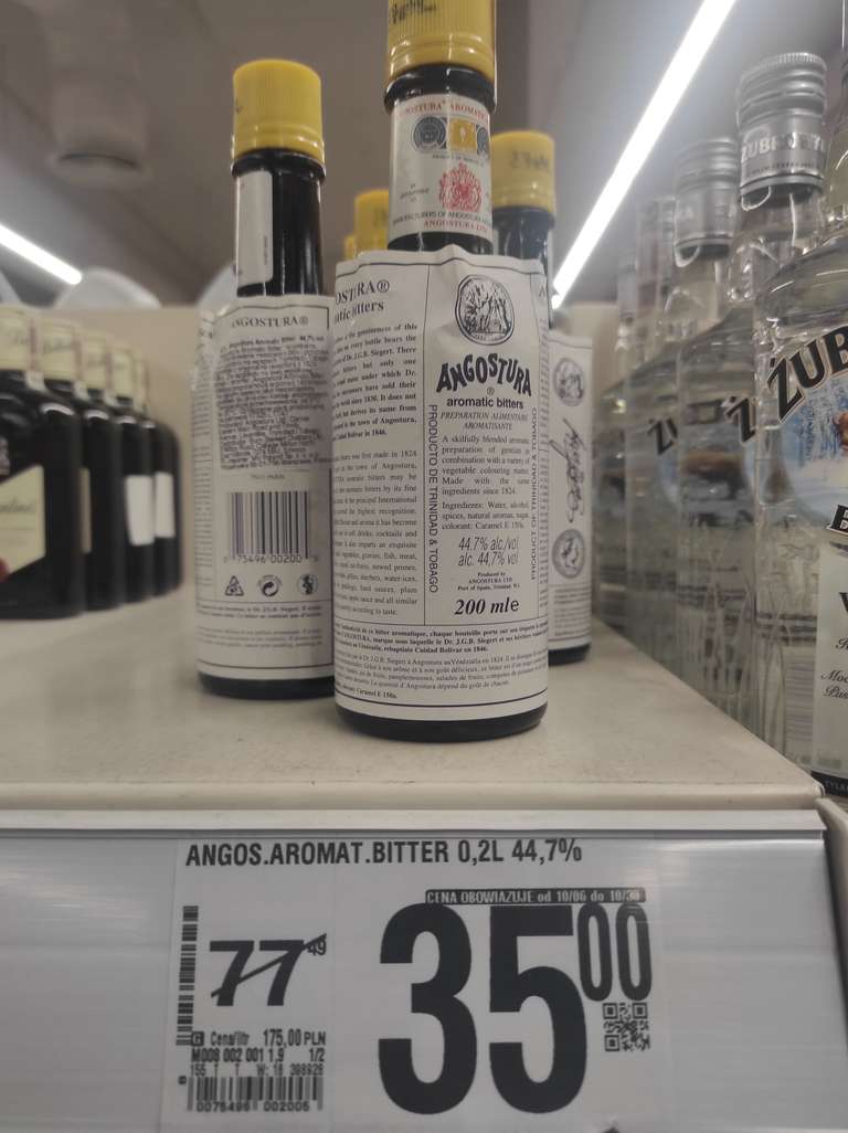 Angostura Aromatic Bitter 200ml - Auchan Warszawa Sokołowska