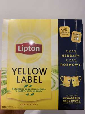Herbata Lipton 88 torebek Ogólnopolska Wafelek Sędziszów