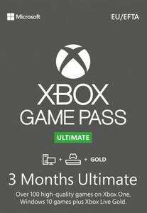 Xbox Game Pass Ultimate (3 miesiące, kod na przedłużenie na dowolne konto) @ Eneba
