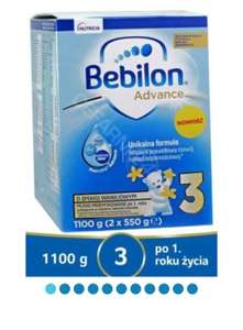 Bebilon 3 z Pronutra Advance o smaku waniliowym !! 1100 g