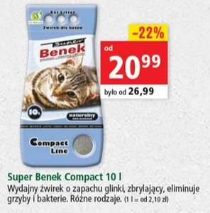 Żwirek Super Benek 10L od 20.99zł/