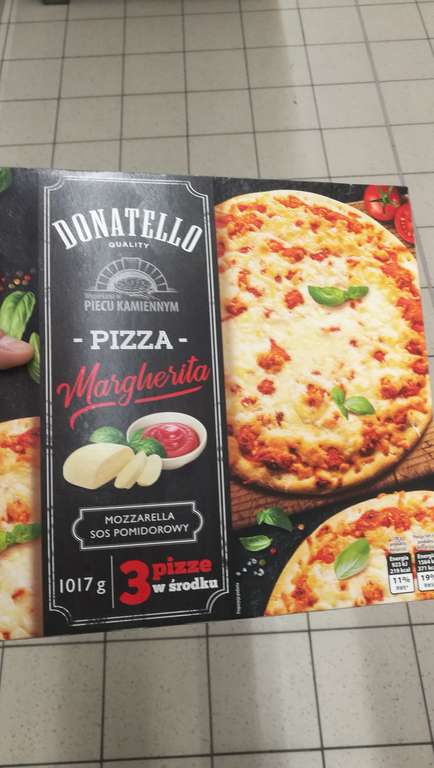 Pizza Donatello Margherita opakowanie 3szt Biedronka