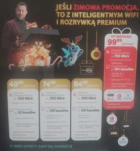 UPC TV Max Premium +Internet 750mb/s+Kanały Premium