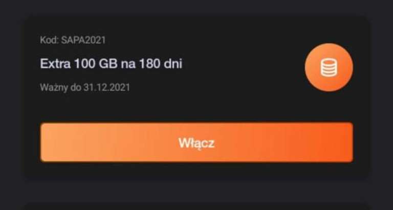 100GB na 180 DNI w Orange Flex