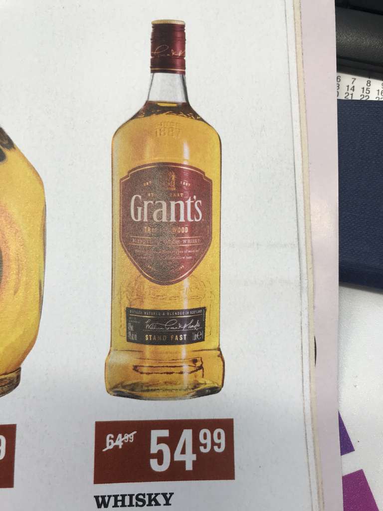 Whisky Grant’s biedronka