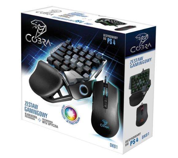 zestaw mysz i klawiatura Cobra DK01 PS4