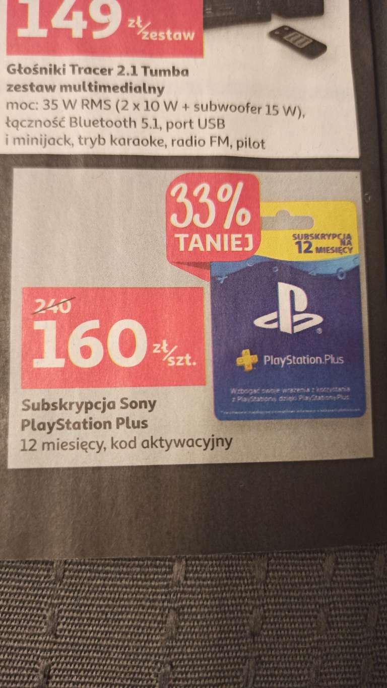 Subskrypcja Sony PlayStation 12 miesięcy PS+