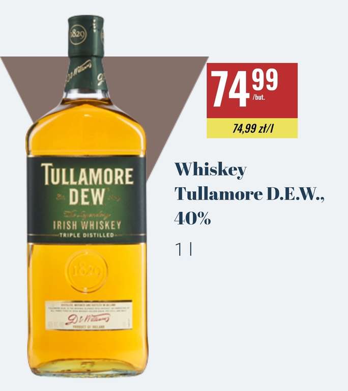 Tullamore Dew 1L, Biedronka
