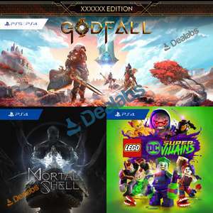 PlayStation Plus grudzień 2021 PS4 PS5 - Godfall Challenger Edition, Mortal Shell oraz LEGO DC Super Villains