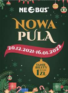 Neobus otworzył kalendarz rezerwacji na Boże Narodzenie i Nowy Rok. Bilety od 1 PLN na świąteczne podróże