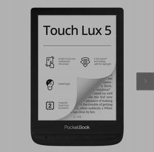 Czytnik Pocketbook Touch Lux 5 czarny i czerwony