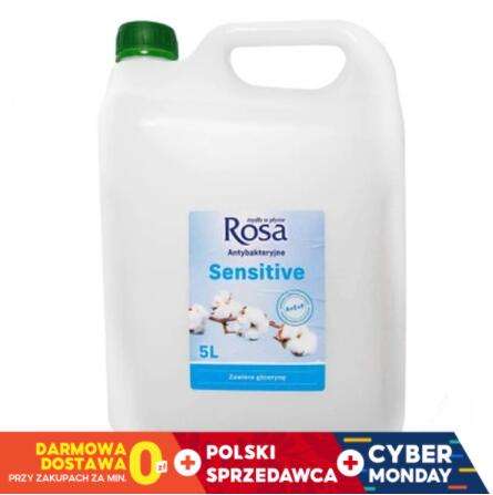 Mydło ROSA 5L antybakteryjne i inne za 13,99zł (możliwe 10,00zł)
