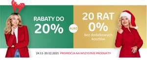 Rabat 20% albo 20 rat 0% na wszystkie produkty - Agata Meble