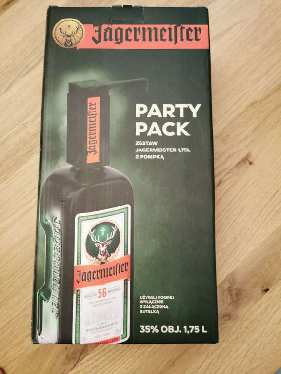 Likier JAGERMEISTER 1,75 PARTY PACK