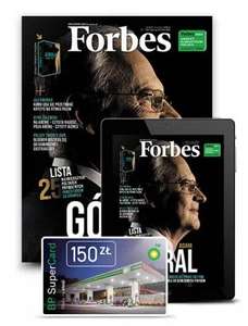 Forbes prenumerata roczna + bon BP 150zł