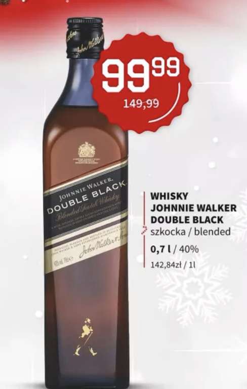 Whisky Johnnie Walker Double Black 0,7L w Duży Ben