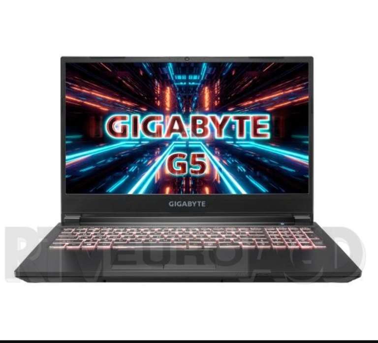 Laptop Gigabyte G5 KC 15,6" 144Hz Intel® Core™ i5-10500H - 16GB RAM - 512GB Dysk - RTX3060