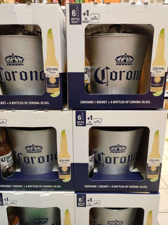 Zestaw Corona z wiaderkiem na lód, Carrefour