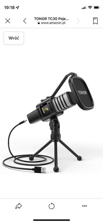 Mikrofon tonor tc30 błąd cenowy