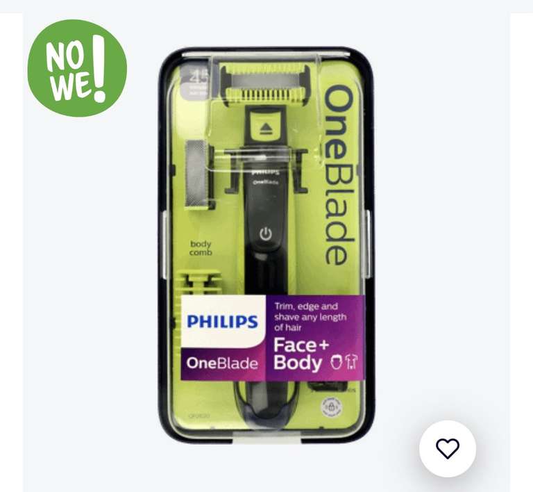 Philips OneBlade FACE+ BODY QP2620/20