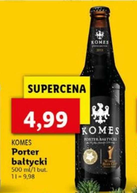 Piwo Komes Porter Bałtycki LIDL