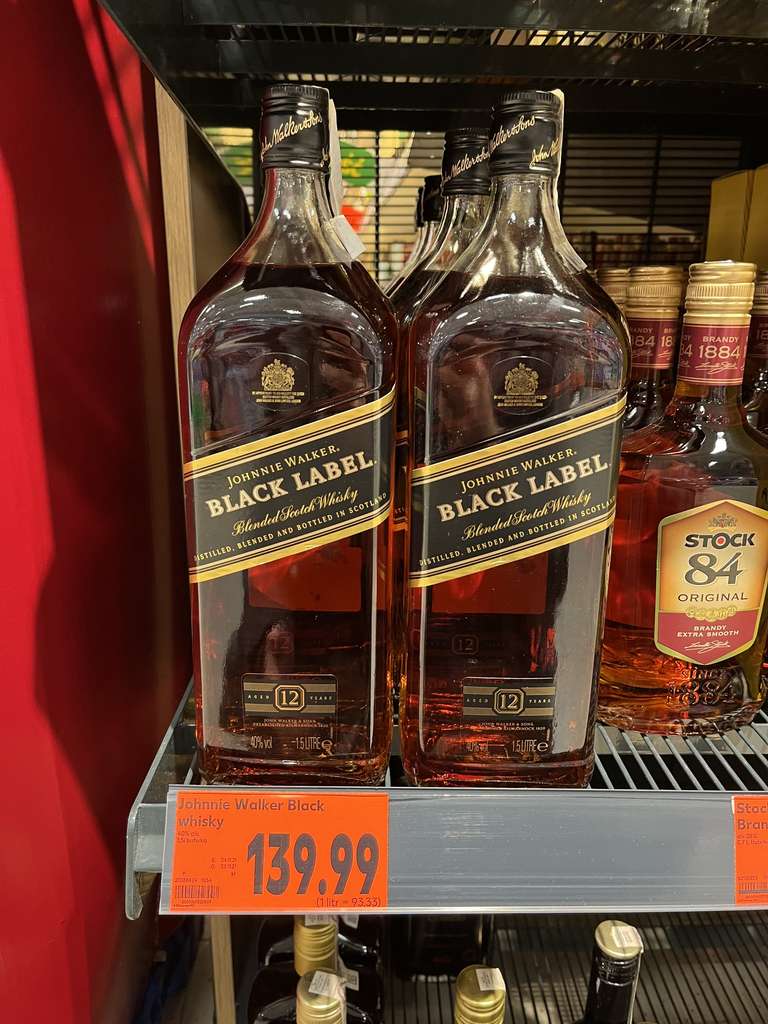 Whisky Johnnie Walker Black Label 1,5 litra