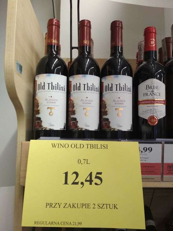 Wino Old Tbilisi 0,7 (przy zakupie 2szt.)w wybranych sklepach Paluszek Lewiatan Toruń