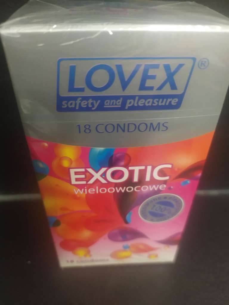 prezerwatywy LOVEX exotic wieloowocowe