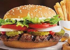 Burger King 4x Whooper Burger za 32zł w UberEats / MOŻLIWE 16.98!