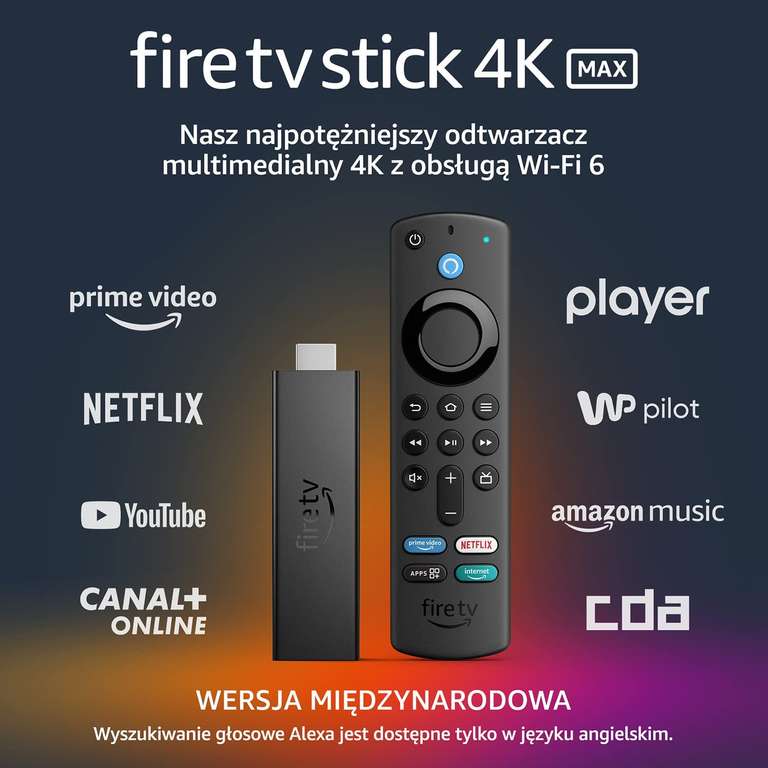 Amazon Fire Stick 4K Max @Amazon.pl
