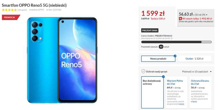 Smartfon OPPO Reno5 5G