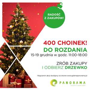 Choinka gratis do zakupów powyżej 200 zł (Poznań)