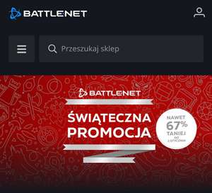 Blizzard Entertainment promocja na gry do -67% Wiele gier World of Warcraft Call of Duty Overwatch Diablo Hearthstone StarCraft Bandicoot
