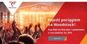 30% rabatu na bilety na pociąg MusicREGIO na Woodstock