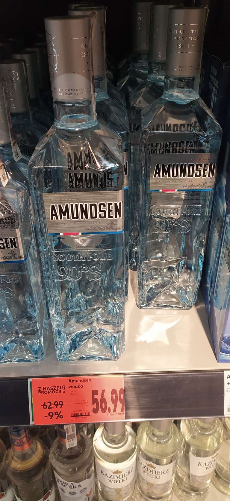 Wódka Amundsen 1L za 57 PLN w Kaufland